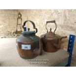 *TWO LARGE COPPER KETTLES / ALL LOTS ARE LOCATED AT AUTHENTIC RECLAMATION TN5 7EF