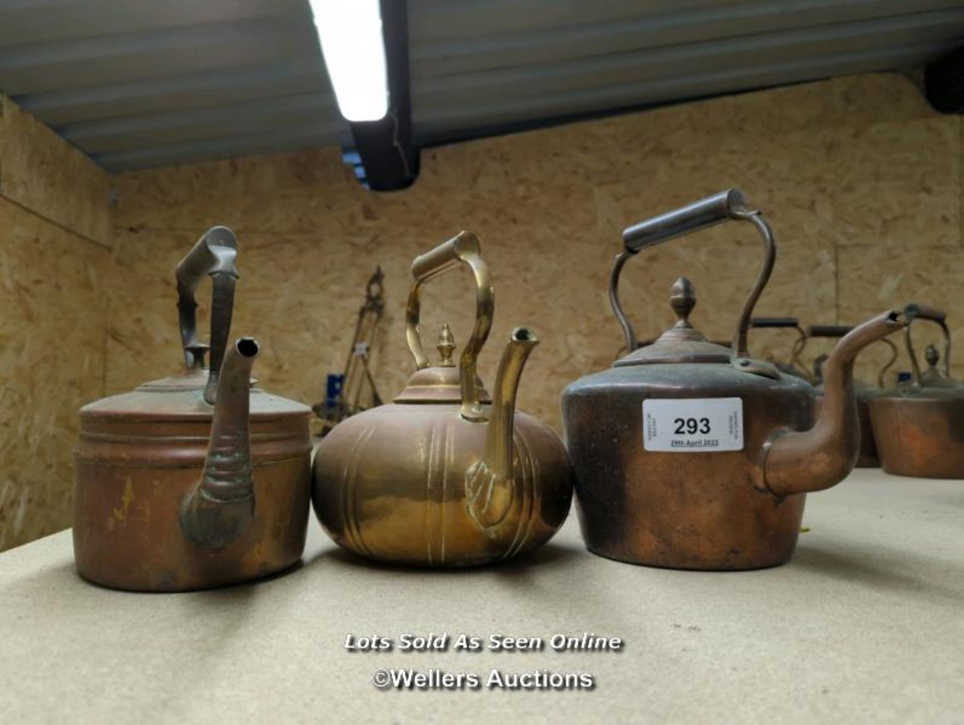 *THREE KETTLES INC. COPPER / ALL LOTS ARE LOCATED AT AUTHENTIC RECLAMATION TN5 7EF - Image 2 of 2