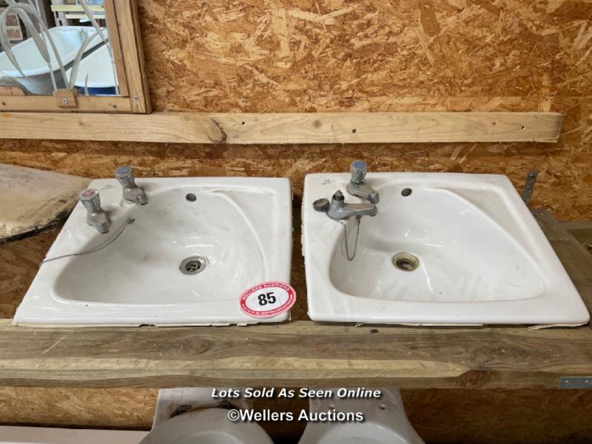 *TWO IDEAL STANDARD SINKS / ALL LOTS ARE LOCATED AT AUTHENTIC RECLAMATION TN5 7EF - Image 3 of 3