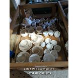 *JOB LOT OF CROCKERY INCLUDING TEA CUPS, POTS, SAUCERS, ETC. / ALL LOTS ARE LOCATED AT AUTHENTIC