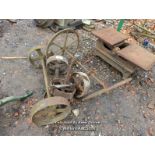 *COLLECTION OF CAST IRON WHEELS / ALL LOTS ARE LOCATED AT AUTHENTIC RECLAMATION TN5 7EF
