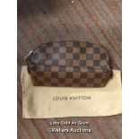 *LOUIS VUITTON COSMETIC BAG WITH SOFT CASE / LOCATED AT VICTORIA ANTIQUES, WADEBRIDGE, PL27 7DD