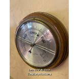 *NEGRETTI & ZAMBRA COMPENSATED BAROMETER, NO 15059 / LOCATED AT VICTORIA ANTIQUES, WADEBRIDGE,