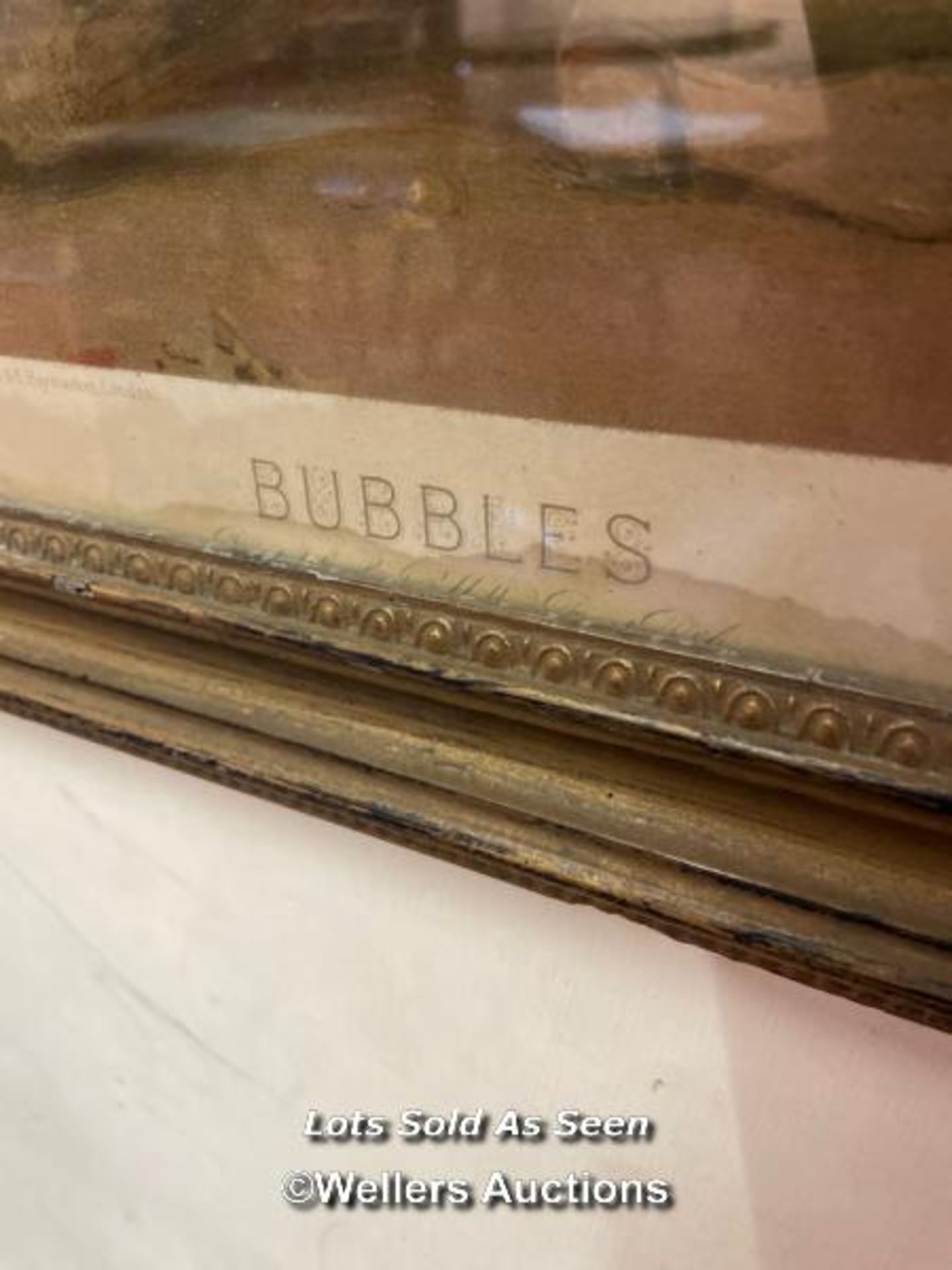 *TWO FRAMED AND GLAZED 'BUBBLES' PRINTS, BOTH 101 X 134CM / LOCATED AT VICTORIA ANTIQUES, - Image 2 of 3