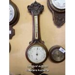 *BANJO BAROMETER BY LUCAS, SOUTH NORWOOD / LOCATED AT VICTORIA ANTIQUES, WADEBRIDGE, PL27 7DD