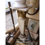 *20TH CENTURY GILT MOUNTED MARBLE TORCHERE, 100CM / LOCATED AT VICTORIA ANTIQUES, WADEBRIDGE, PL27