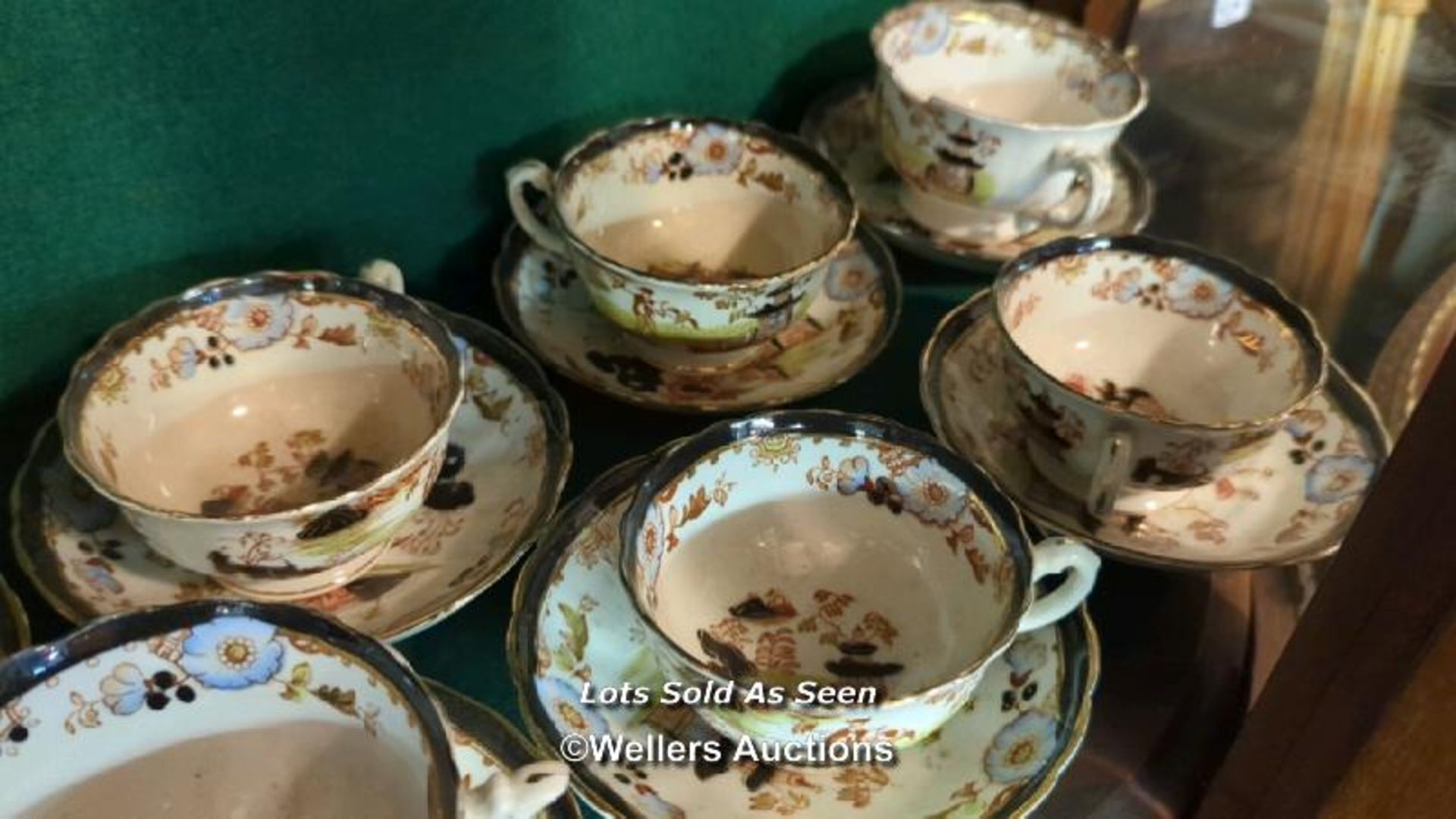 *PART ORIENTAL STYLE TEA SERVICE (A/F) / LOCATED AT VICTORIA ANTIQUES, WADEBRIDGE, PL27 7DD - Image 5 of 6