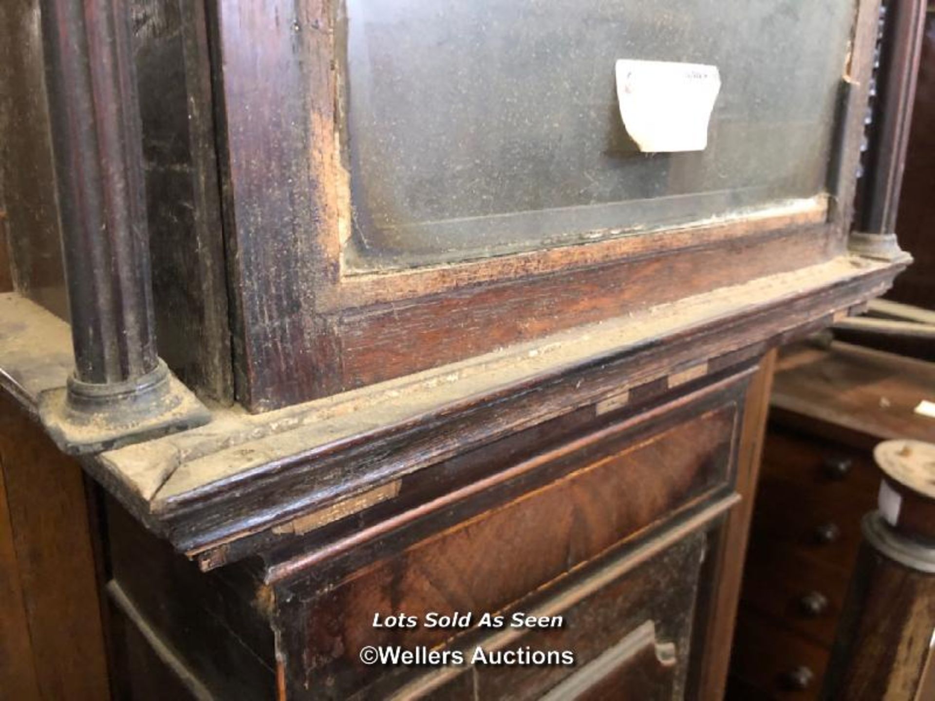 LONGCASE CLOCK CASE, 84 INCHES HIGH / LOCATED AT VICTORIA ANTIQUES, WADEBRIDGE, PL27 7DD - Image 4 of 4