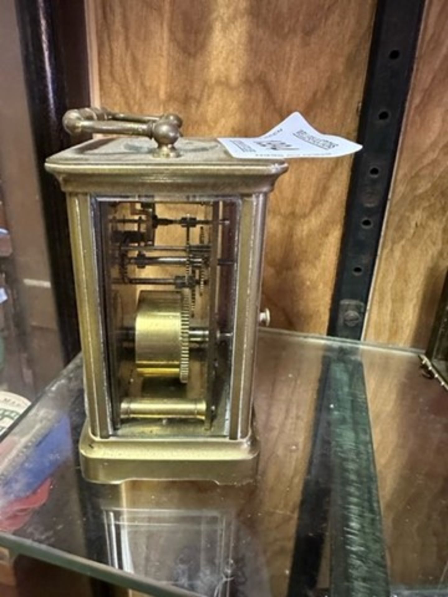 *BRASS CARRIAGE CLOCK / LOCATED AT VICTORIA ANTIQUES, WADEBRIDGE, PL27 7DD - Image 5 of 6