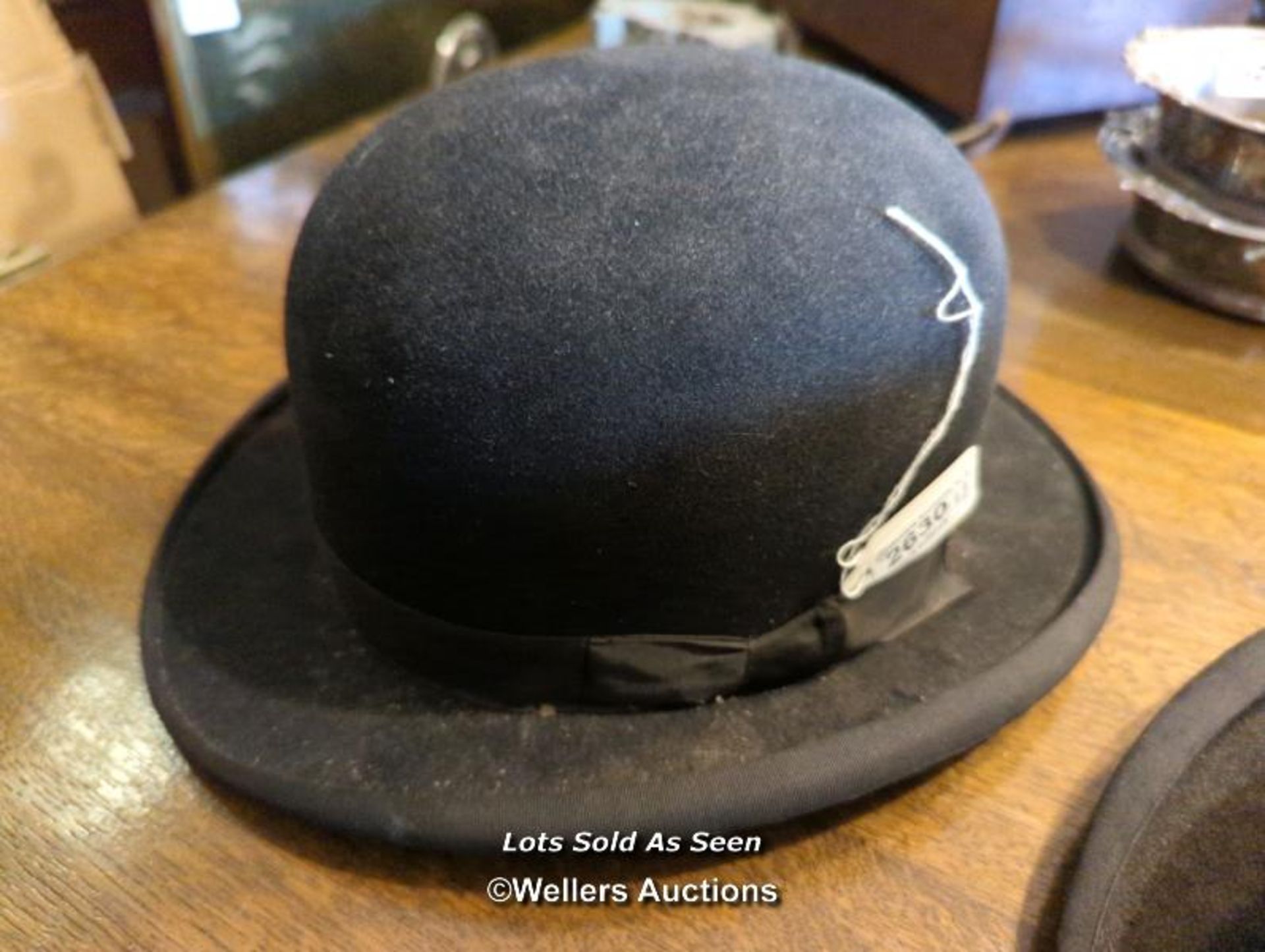 *POTE & SONS BOWLER HAT AND A SIMILAR EXAMPLE BY FALCON / LOCATED AT VICTORIA ANTIQUES, - Image 2 of 5