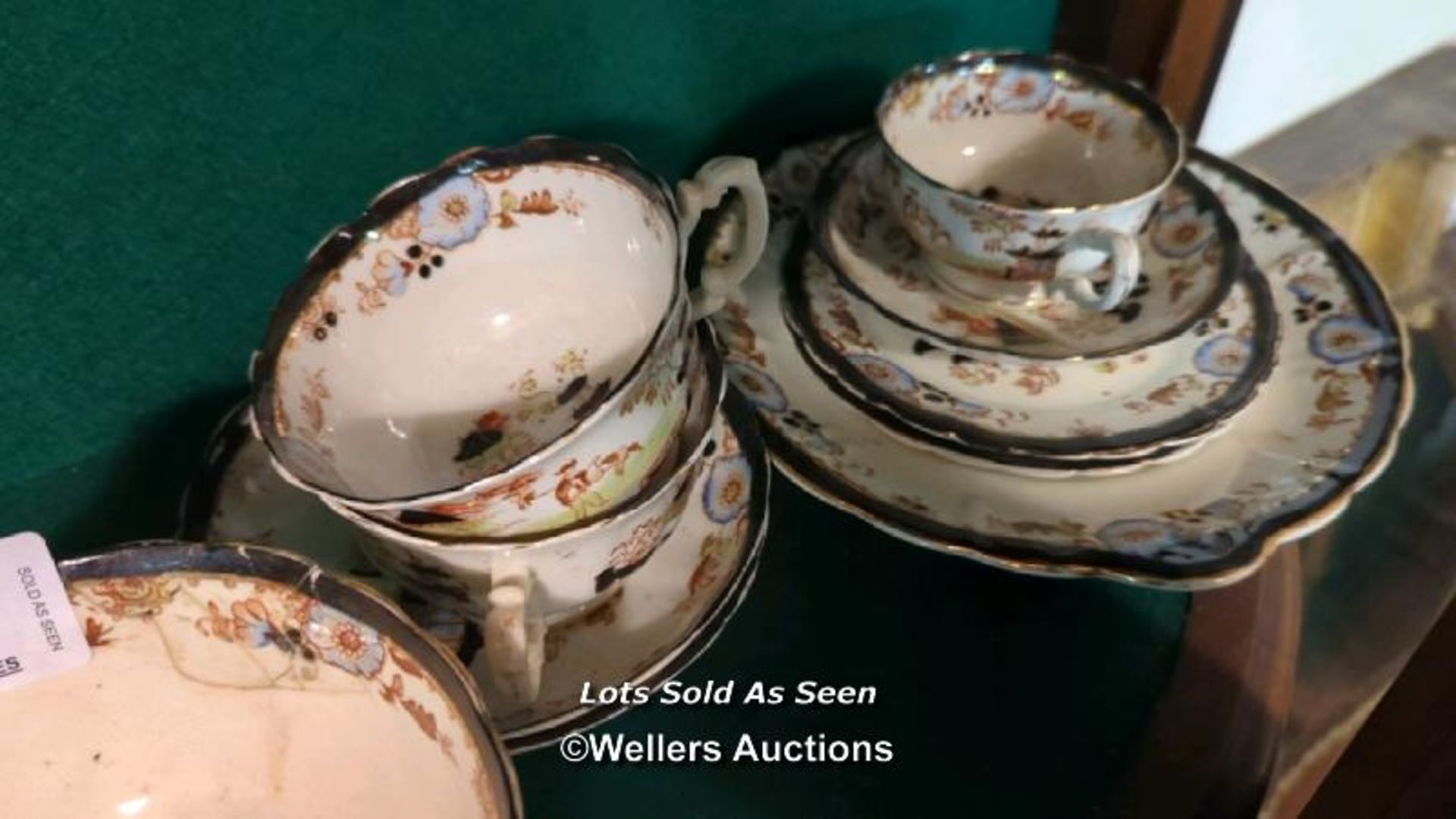 *PART ORIENTAL STYLE TEA SERVICE (A/F) / LOCATED AT VICTORIA ANTIQUES, WADEBRIDGE, PL27 7DD - Image 4 of 6