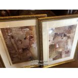 *2X FRAMED AND GLAZED PRINTS / LOCATED AT VICTORIA ANTIQUES, WADEBRIDGE, PL27 7DD