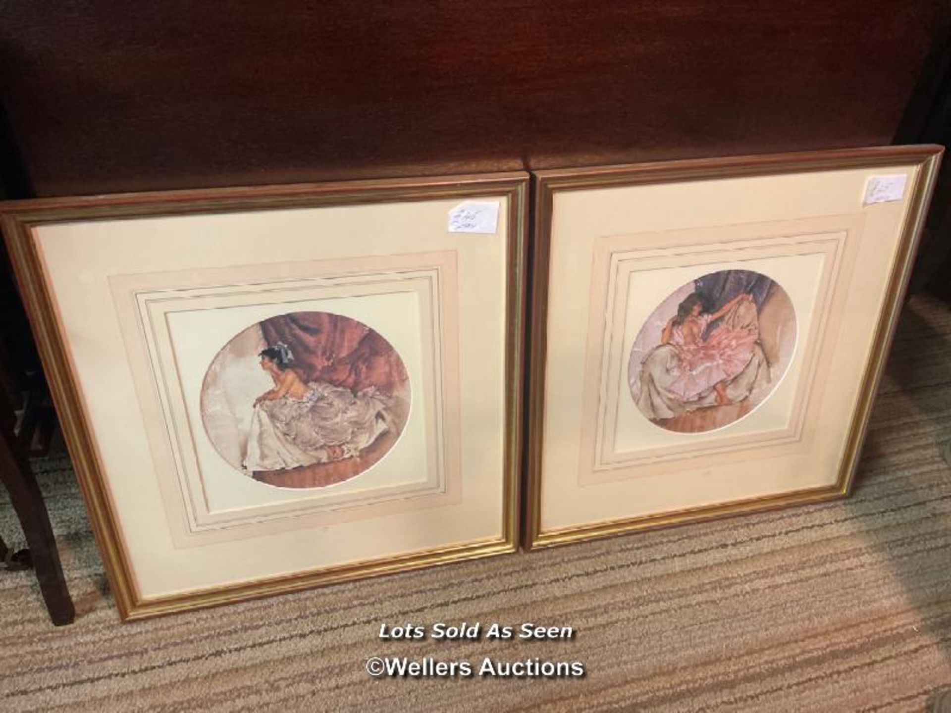 *SIX GLAZED LIMITED EDITION PRINTS IN GILT EDGED FRAMES. FIAMETTA 36/500, RENEE 465/500, CECILA IN - Image 3 of 3