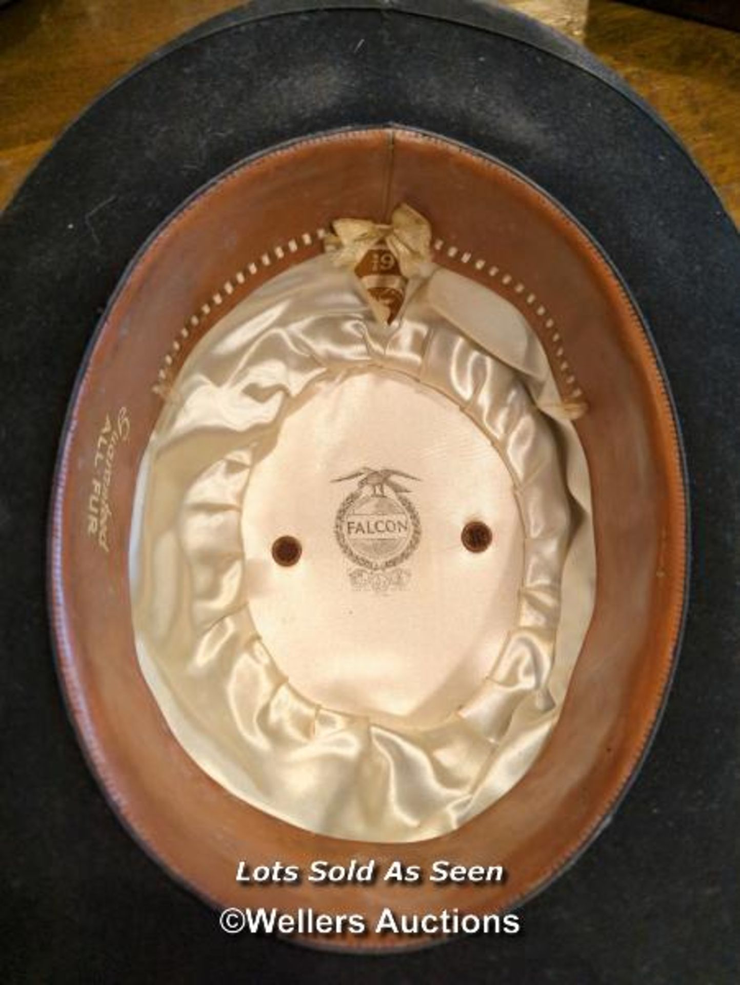 *POTE & SONS BOWLER HAT AND A SIMILAR EXAMPLE BY FALCON / LOCATED AT VICTORIA ANTIQUES, - Image 4 of 5