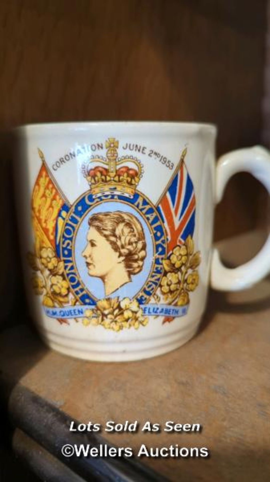 *SEVEN COMMEMORATIVE MUGS / LOCATED AT VICTORIA ANTIQUES, WADEBRIDGE, PL27 7DD - Image 2 of 4