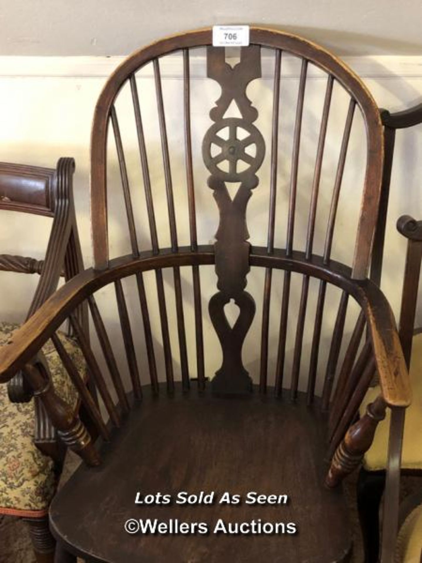 *19TH CENTURY HIGH BACK WINDSOR CHAIR / LOCATED AT VICTORIA ANTIQUES, WADEBRIDGE, PL27 7DD - Image 2 of 2