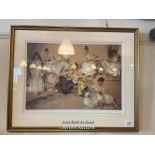 *FRAMED AND GLAZED LIMITED EDITION PRINT OF LADIES 419/850 BY W. RUSSELL FLINT, 70 X 50CM /