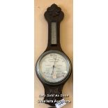 *OAK ANEROID BAROMETER / LOCATED AT VICTORIA ANTIQUES, WADEBRIDGE, PL27 7DD