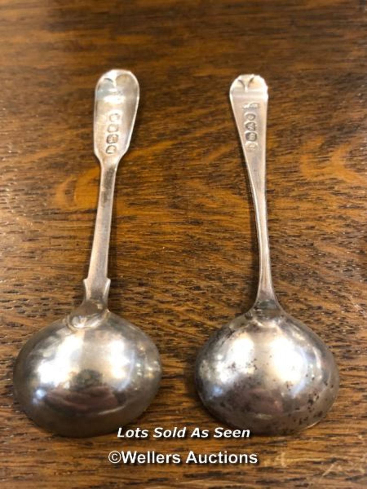*TWO 18TH CENTURY SILVER SPOONS, ONE BY WILLIAM BATEMAN, LONDON 1781 / LOCATED AT VICTORIA ANTIQUES, - Image 2 of 4