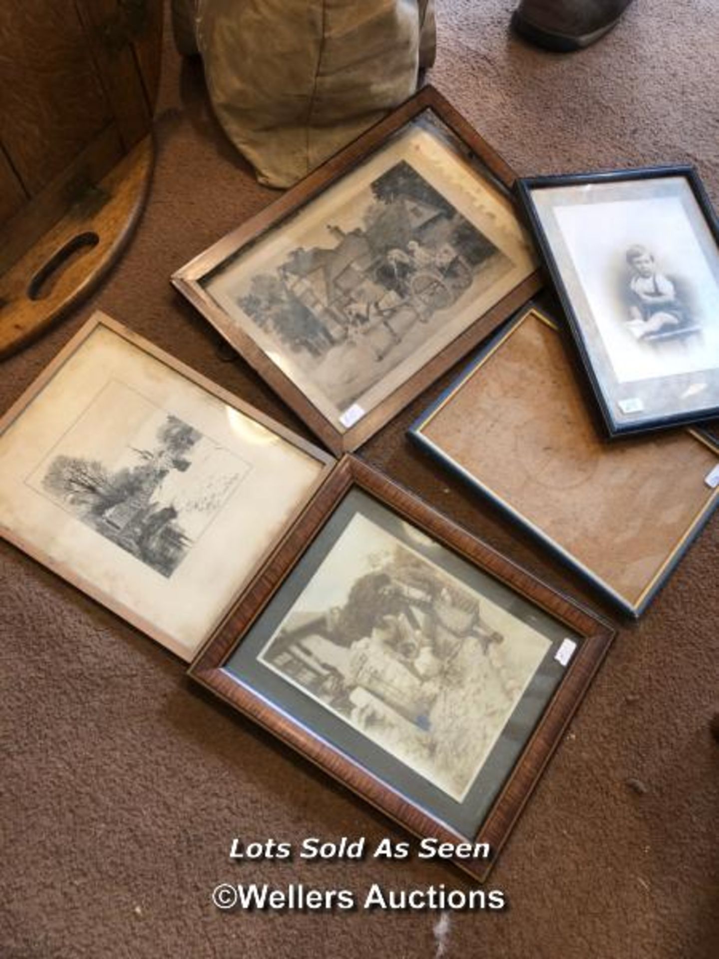 *6X ASSORTED FRAMED PRINTS AND 1X BLANK / LOCATED AT VICTORIA ANTIQUES, WADEBRIDGE, PL27 7DD - Bild 4 aus 4