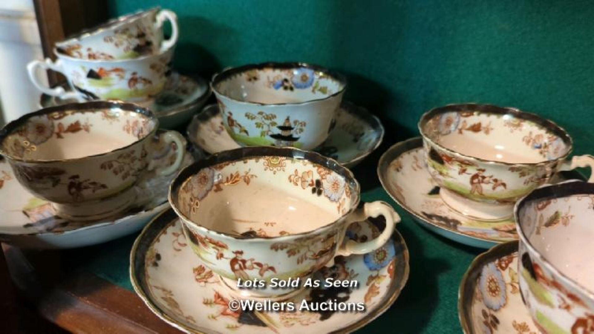*PART ORIENTAL STYLE TEA SERVICE (A/F) / LOCATED AT VICTORIA ANTIQUES, WADEBRIDGE, PL27 7DD - Image 6 of 6