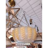 *ART DECO LAMP SHADE / LOCATED AT VICTORIA ANTIQUES, WADEBRIDGE, PL27 7DD