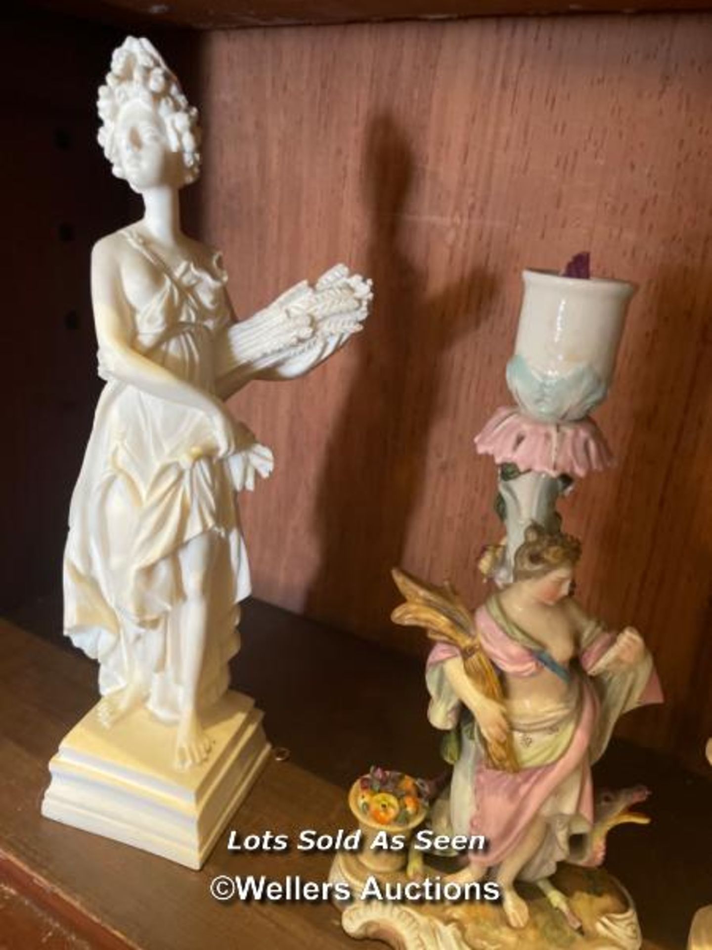 *FOUR FIGURINES INCLUDING 'THE THREE GRACES' / LOCATED AT VICTORIA ANTIQUES, WADEBRIDGE, PL27 7DD - Image 2 of 2