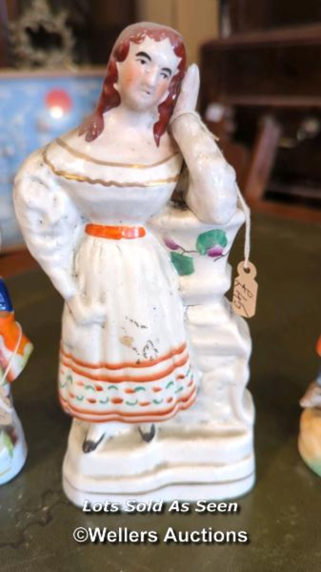 *FOUR STAFFORDSHIRE FIGURES / LOCATED AT VICTORIA ANTIQUES, WADEBRIDGE, PL27 7DD - Image 4 of 5