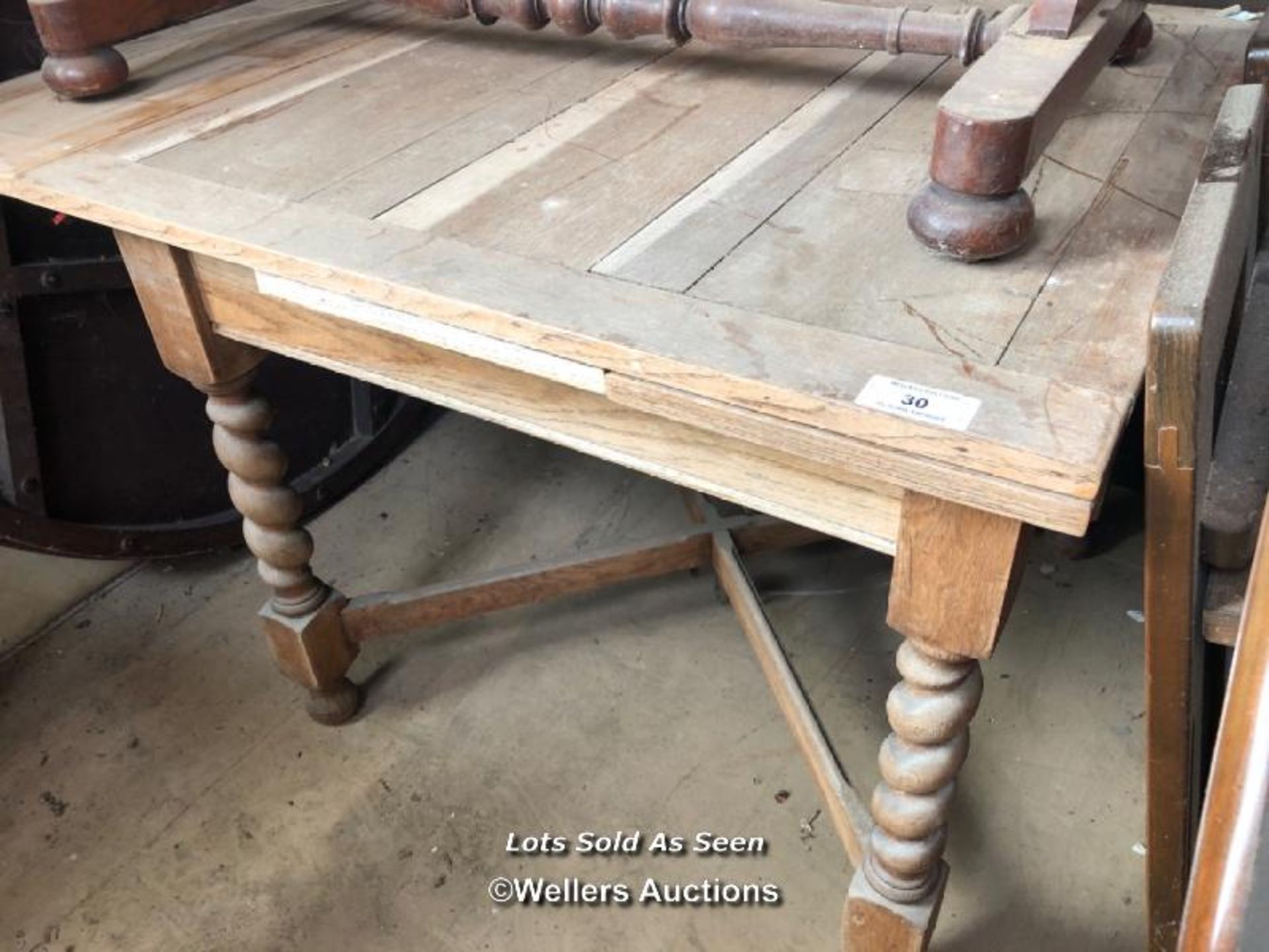 SQUARE DROP LEAF DINING TABLE, 36 X 36 X 29.5 INCHES / LOCATED AT VICTORIA ANTIQUES, WADEBRIDGE,