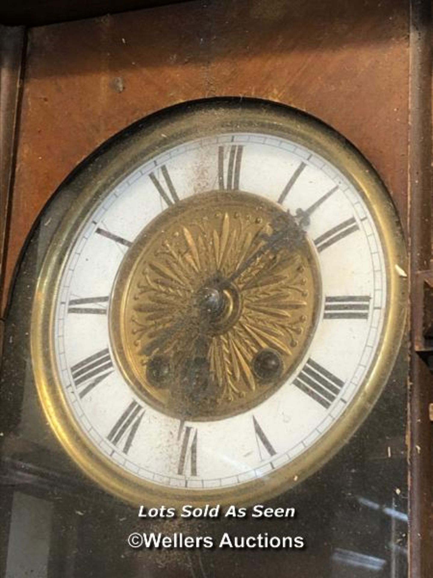 *VIENNA REGULATOR STYLE WALL CLOCK / LOCATED AT VICTORIA ANTIQUES, WADEBRIDGE, PL27 7DD - Image 2 of 4