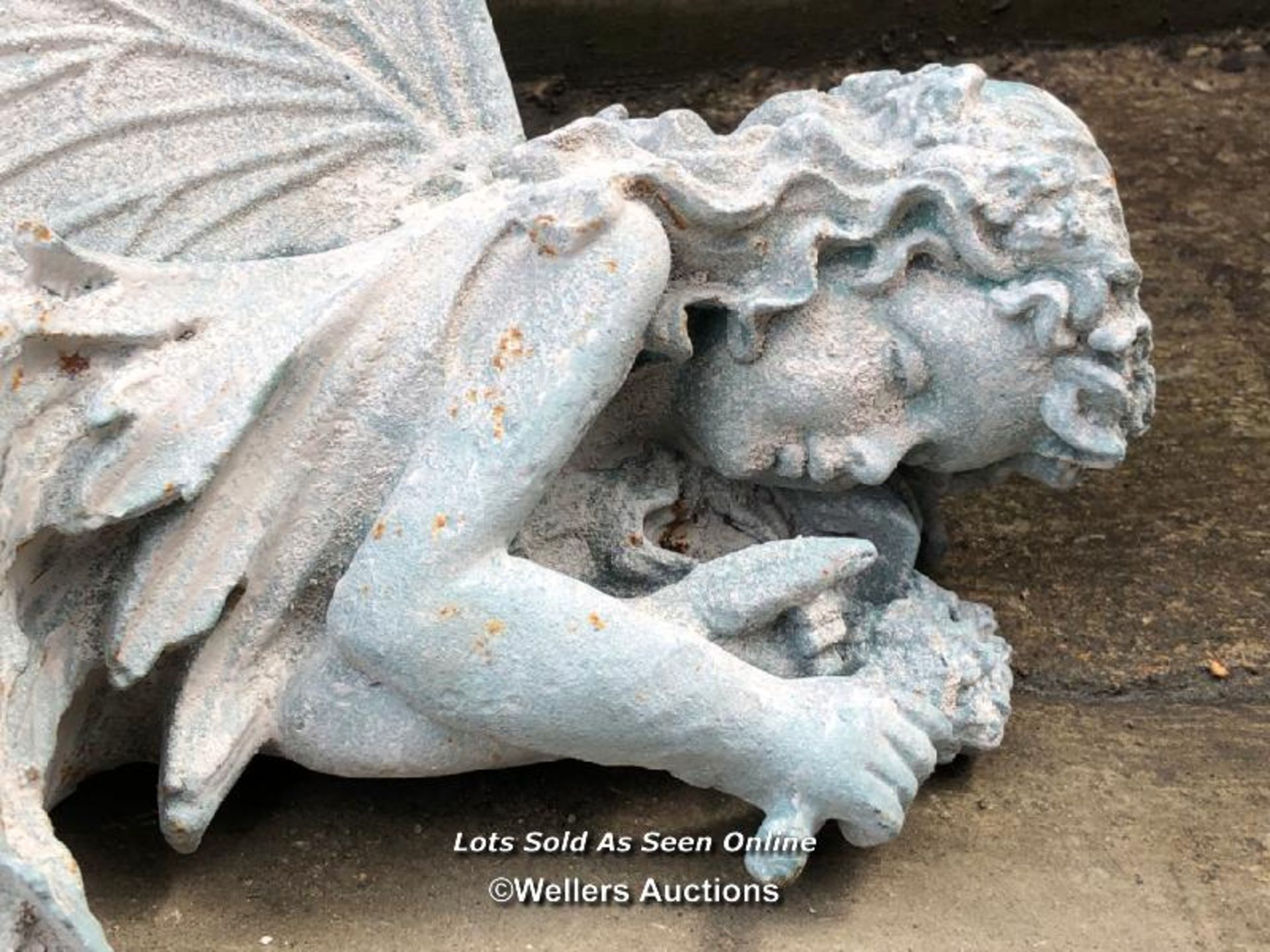 *CAST IRON SLEEPING FAIRY, 22CM (H) X 40CM (L) / COLLECTION LOCATION: WELLERS AUCTIONS (GU1 4SJ) - Image 2 of 2