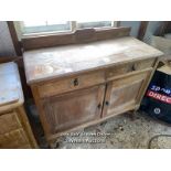 SIDEBOARD, TWO DRAWERS OVER TWO CUPBOARDS, 101CM (H) X 109CM (W) X 46CM (D) / COLLECTION LOCATION: