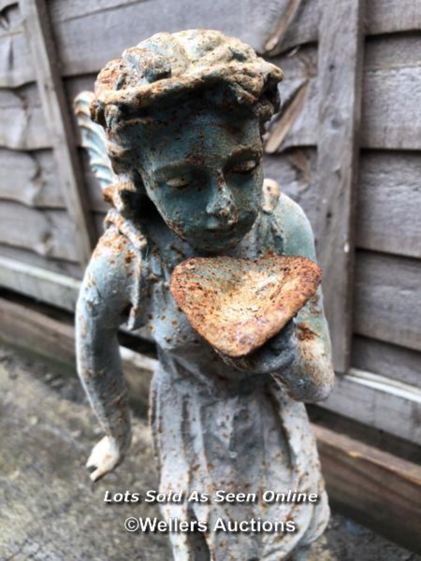 *CAST IRON FAIRY, 52CM (H) / COLLECTION LOCATION: WELLERS AUCTIONS (GU1 4SJ) - Image 2 of 2