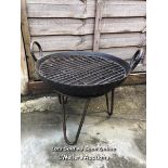 *FIREPIT ON STAND, 33CM (H) X 45CM (DIA) / COLLECTION LOCATION: WELLERS AUCTIONS (GU1 4SJ)