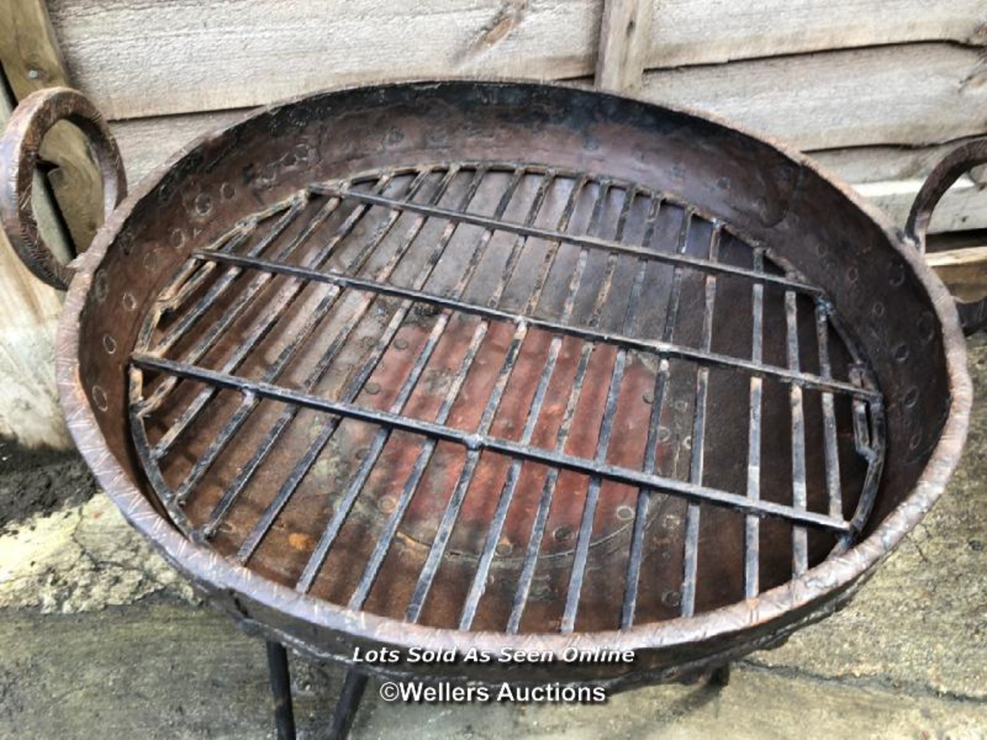 *FIREPIT ON STAND, 35CM (H) X 43CM (DIA) / COLLECTION LOCATION: WELLERS AUCTIONS (GU1 4SJ) - Image 2 of 2