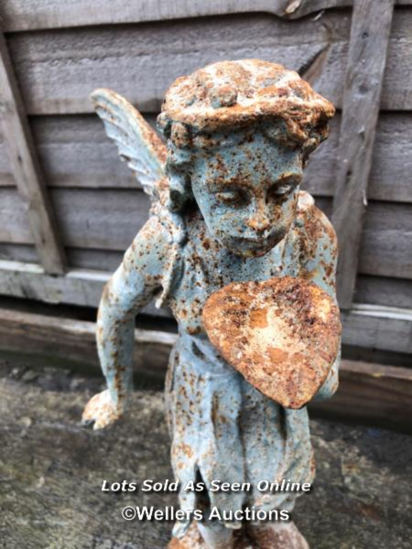*CAST IRON FAIRY, 52CM (H) / COLLECTION LOCATION: WELLERS AUCTIONS (GU1 4SJ) - Image 2 of 2