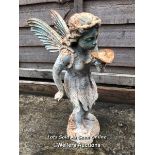 *CAST IRON FAIRY, 52CM (H) / COLLECTION LOCATION: WELLERS AUCTIONS (GU1 4SJ)