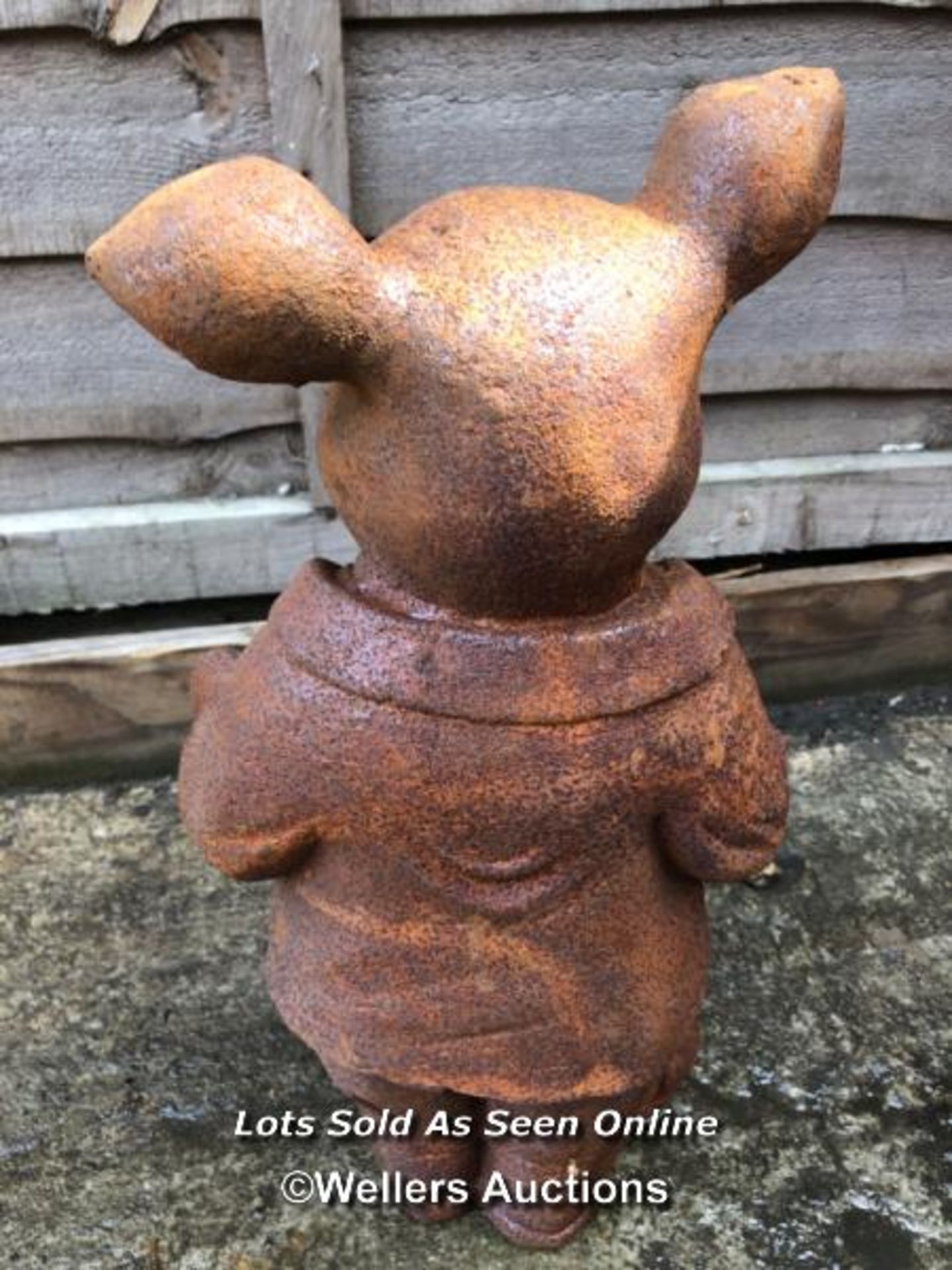 *CAST IRON MR. PIG, 44CM (H) / COLLECTION LOCATION: WELLERS AUCTIONS (GU1 4SJ) - Image 2 of 2