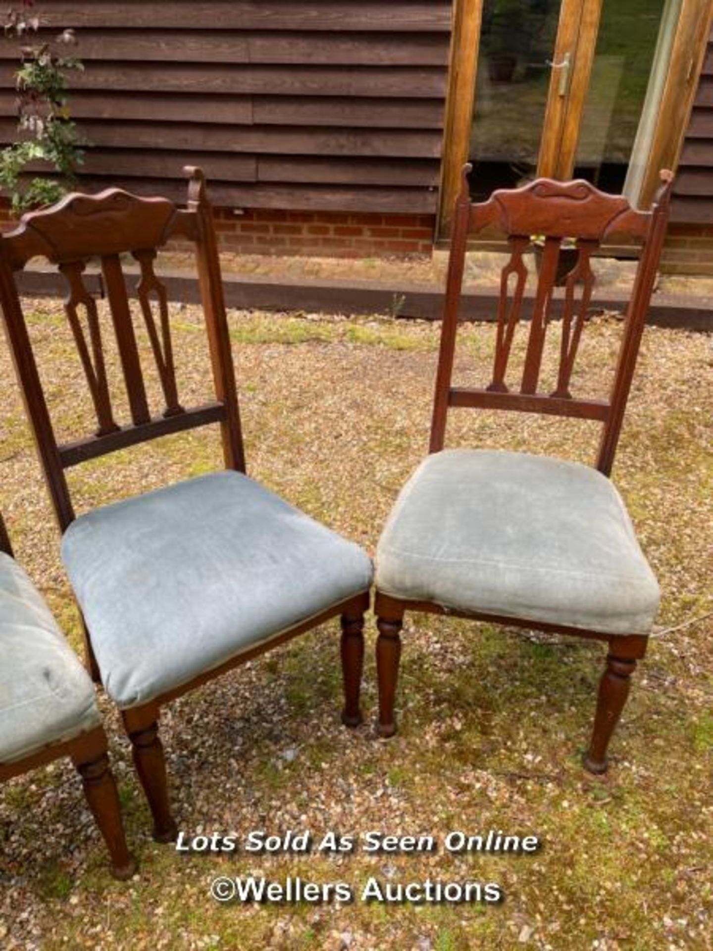 SET OF FOUR DINING CHAIRS / COLLECTION LOCATION: WOKING (GU24), FULL ADDRESS AND VENDOR CONTACT - Image 3 of 3