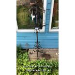 WROUGHT IRON SHEET MUSIC STAND, 125CM (H) / COLLECTION LOCATION: WEST BYFLEET (KT14), FULL ADDRESS