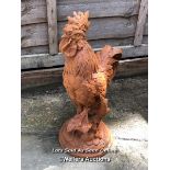 *CAST IRON COCKERAL, 44CM (H) X 34CM (D) / COLLECTION LOCATION: WELLERS AUCTIONS (GU1 4SJ)