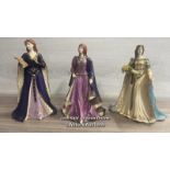 THREE ROYAL WORCESTER FIGURINES - THE MAIDEN OF DANA, BRANWEN AND THE DAUGHTER OF ERIN