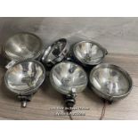 VINTAGE AUTOMOTIVE - SIX ASSORTED LUCAS FOG LIGHTS