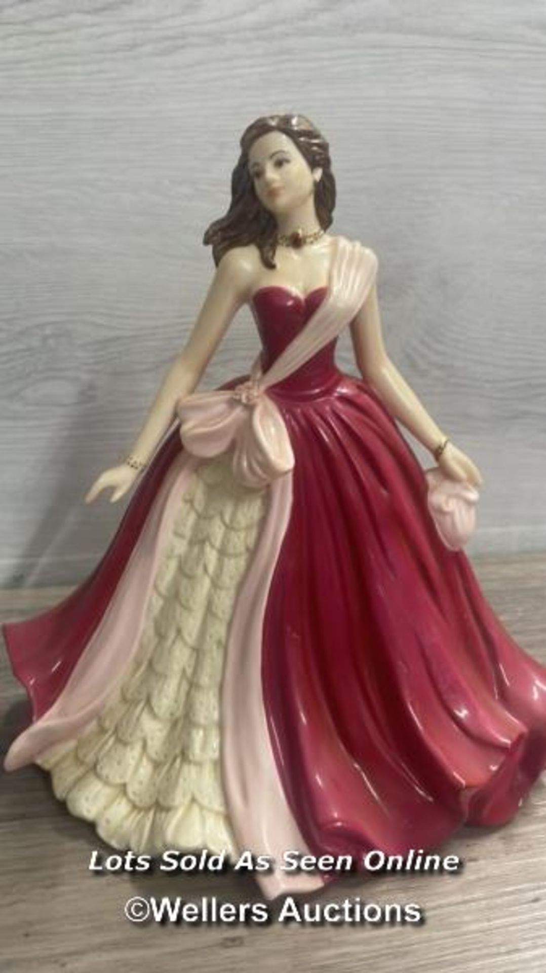 FOUR COALPORT FIGURINES - BARBARA ANN, VICTORIA, THE ROYAL BALL AND LAUREN - Image 8 of 9