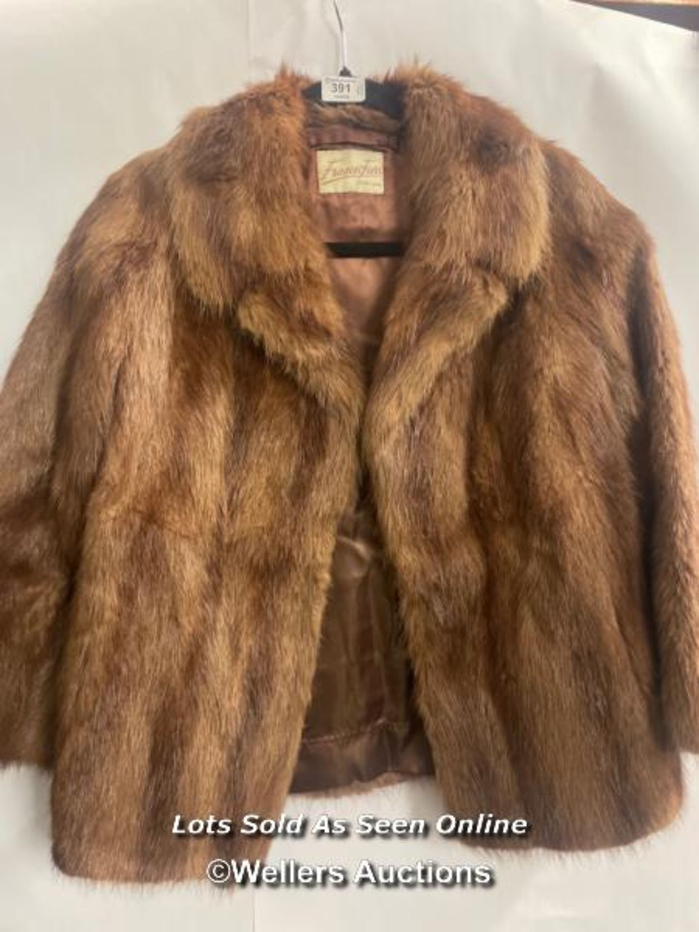 FRANCES FUR JACKET, SIZE S