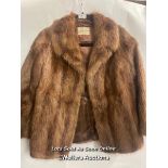 FRANCES FUR JACKET, SIZE S