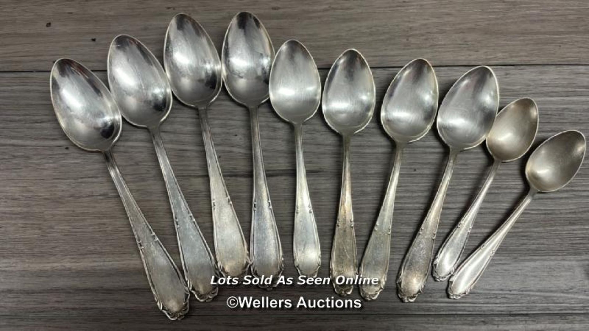 ASSORTED CONTINTENTAL & STERLING SILVER AND SILVER PLATE CUTLERY, PRE - WAR, TOTAL WEIGHT 65 TROY OZ - Image 8 of 27