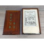 *LOVELY ANTIQUE/VINTAGE CHINESE MAH JONG SET, BAMBOO AND BONE EXCELLENT CONDITION