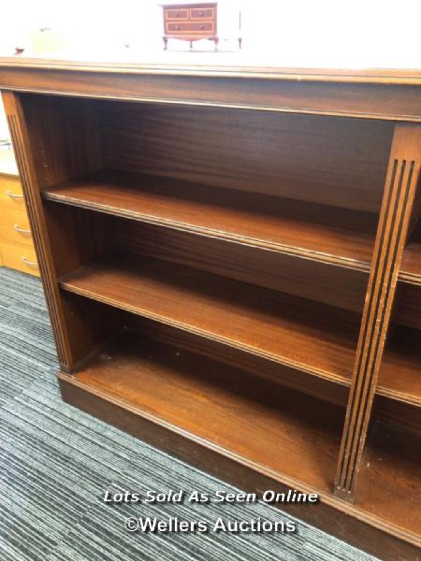 MID-RISE BOOKCASE WITH SIX SHELVES / COLLECTION LOCATION: GODALMING (GU6), FULL ADDRESS AND CONTACT - Image 2 of 4