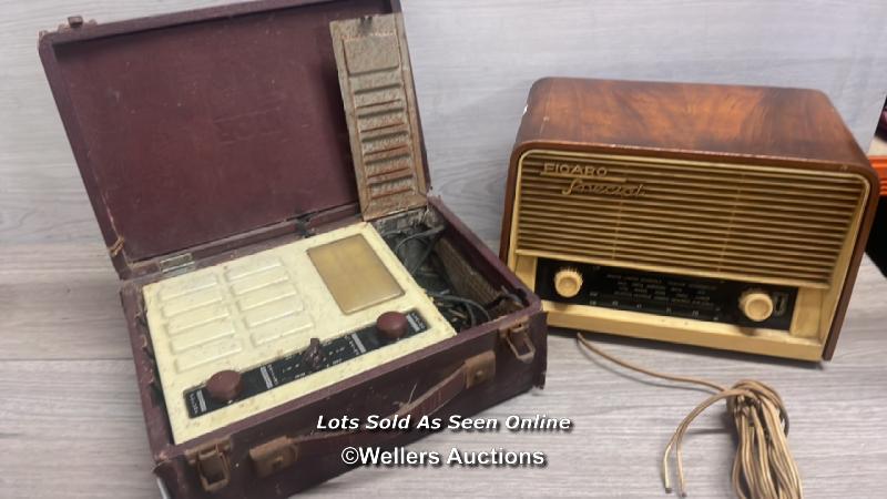 VINTAGE FIGARO & VIDOR RADIOS